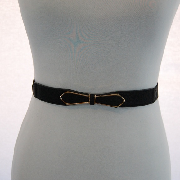 *FREE WITH PURCHASE* Gold Trim Bow Belt - Picture 3 of 7
